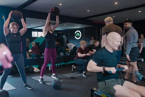 Members enjoying a functional group fitness session at Fit Club York