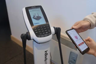 InBody body composition scanner used at Fit Club York for fitness assessments